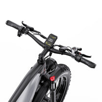 Manubrio della Duotts F26 con display e comandi