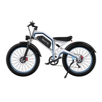 Fat bike elettrica Duotts N26 vista di lato in colore grigio