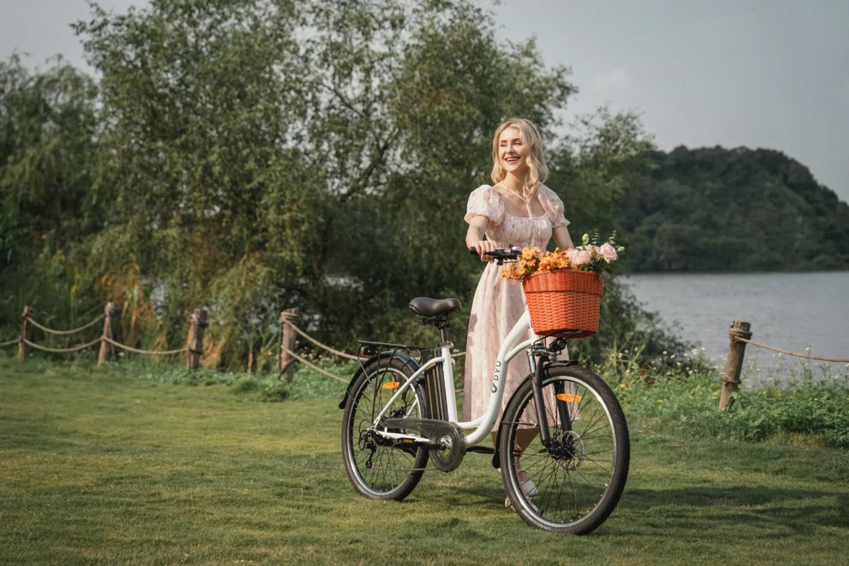 Bici elettrica DYU C6 con pneumatici ad aria da 26 pollici – Wheelyshop