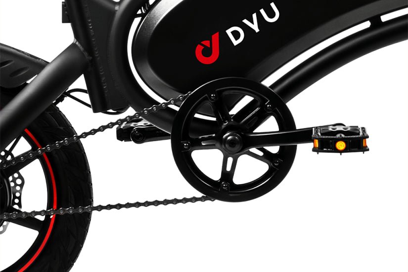 Guarnitura e pedali della DYU D3S