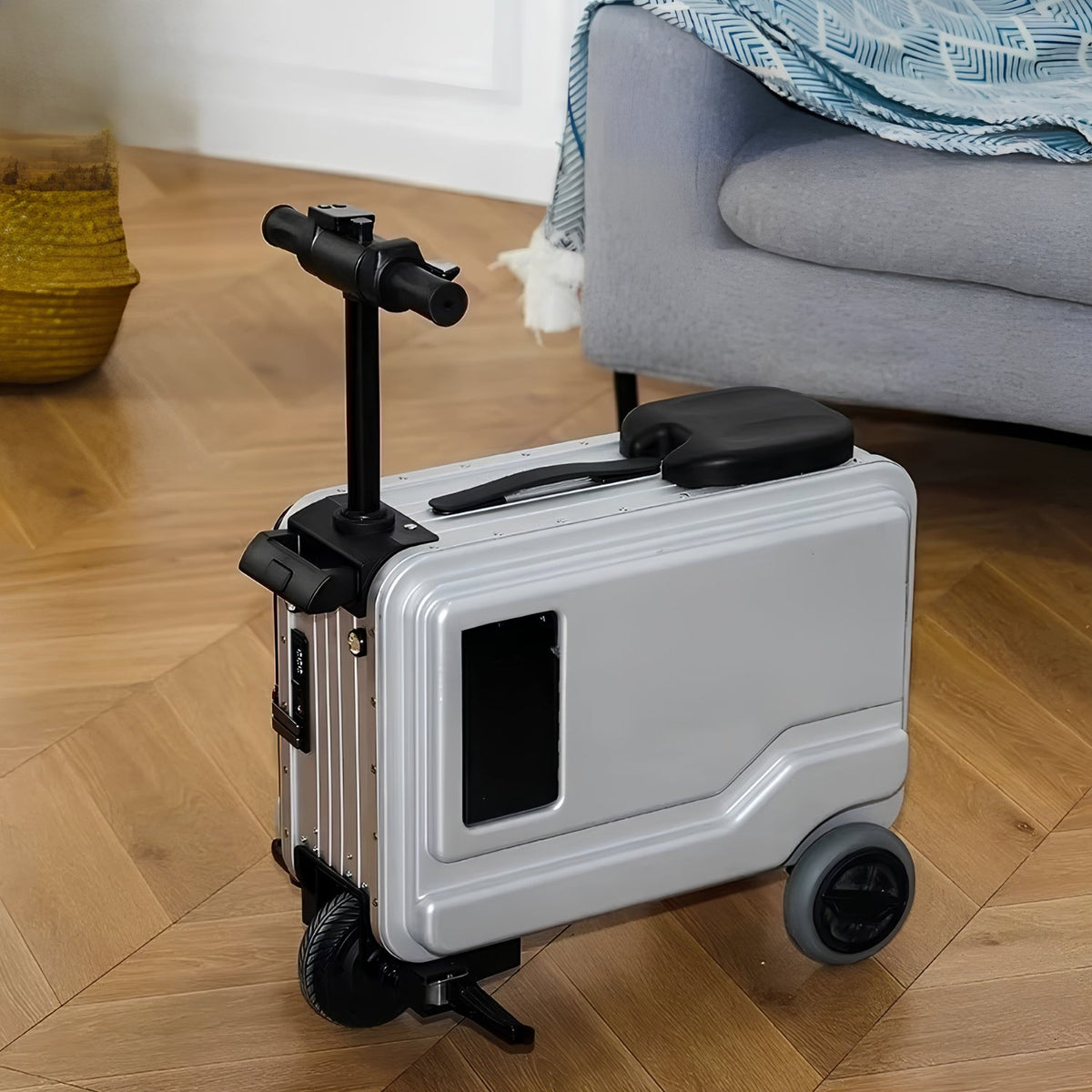 Elektrisk åkbar resväska – PowerDrive Pro Edition - Åkbar resväska - Wheelyshop