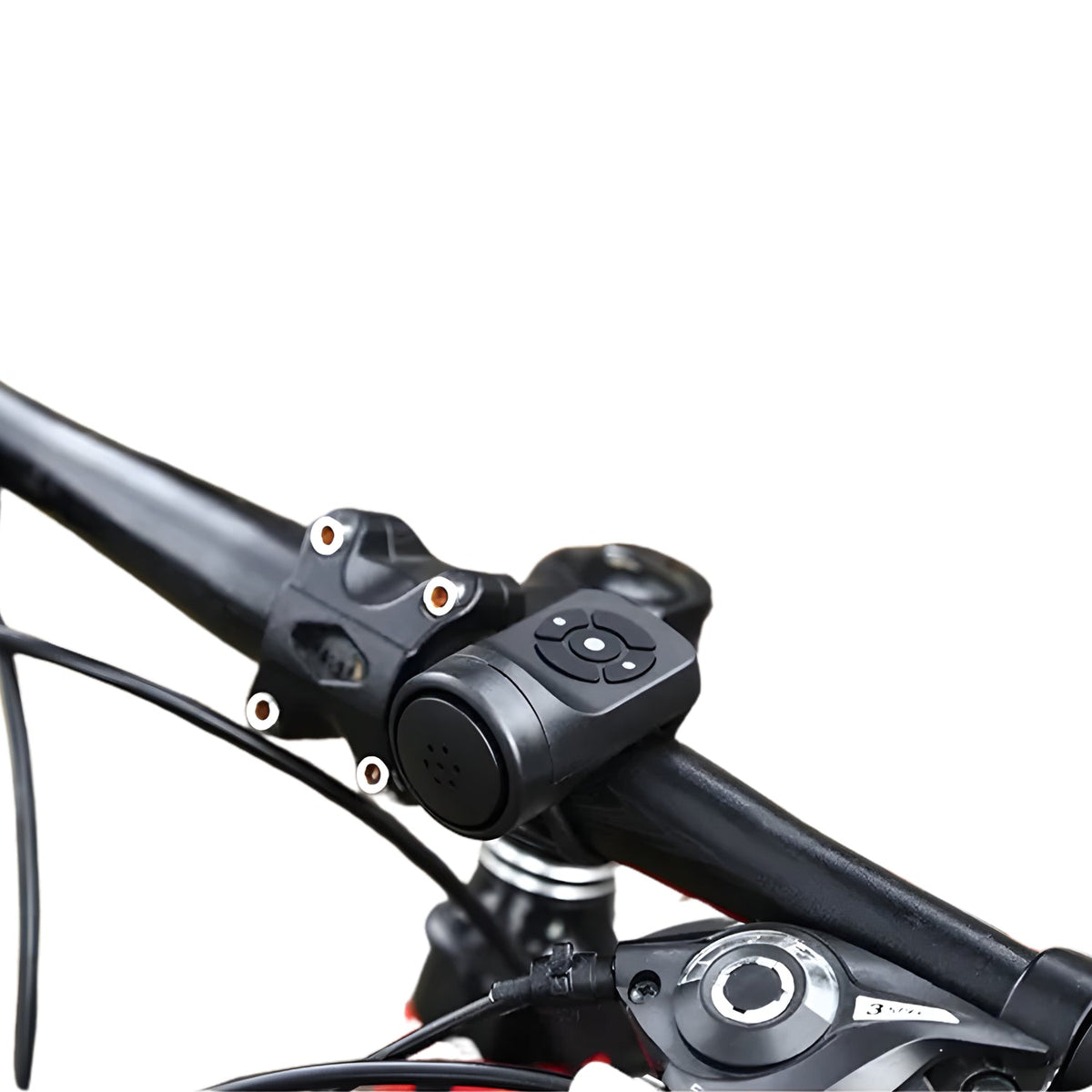 Clacson elettrico 120 dB su una bici