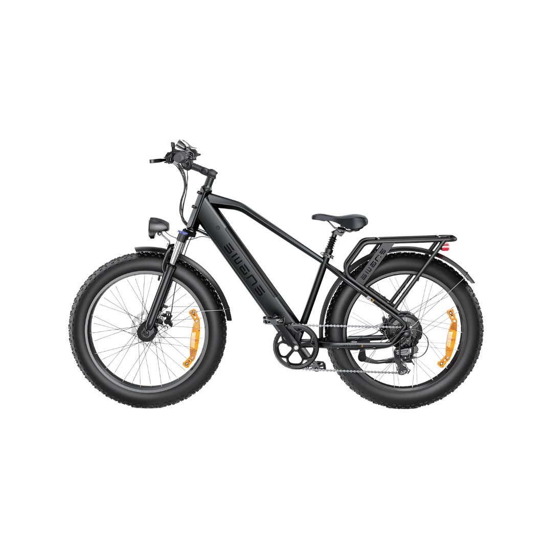 Fat bike elettrica ENGWE E26 vista di lato in colore grigio