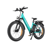 Fat bike elettrica ENGWE E26 vista di tre quarti in colore verde