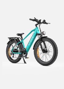 Fat bike elettrica ENGWE E26 vista di tre quarti in colore verde