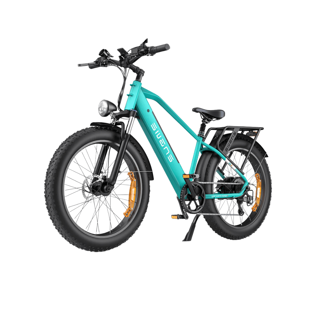 Fat bike elettrica ENGWE E26 vista di lato in colore verde