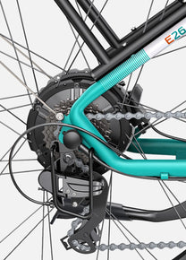 Ruota posteriore dell'ENGWE E26