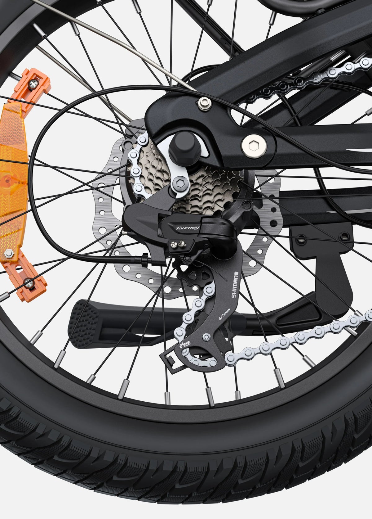 Ruota posteriore dell'ENGWE L20 3.0 Boost