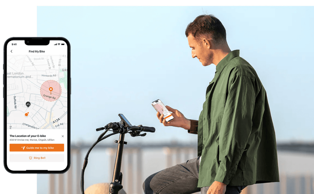App per smartphone della bici elettrica pieghevole ENGWE L20 3.0 Pro
