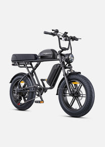 Fat bike elettrica ENGWE M1 vista di tre quarti in colore nero