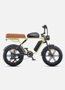 Fat bike elettrica ENGWE M1 vista di lato in colore giallo