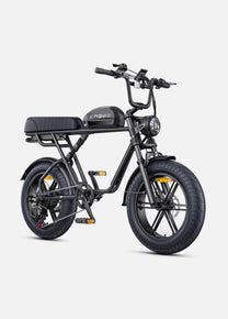 Fat bike elettrica ENGWE M1 vista di tre quarti in colore nero