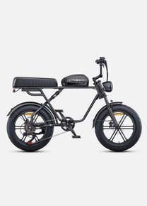 Fat bike elettrica ENGWE M1 vista di lato in colore nero