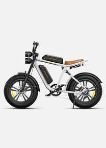 Fat bike elettrica ENGWE M20 vista di lato in colore bianco