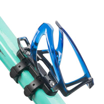 Portaborraccia per telaio di bici elettrica Premium in blu su una bici