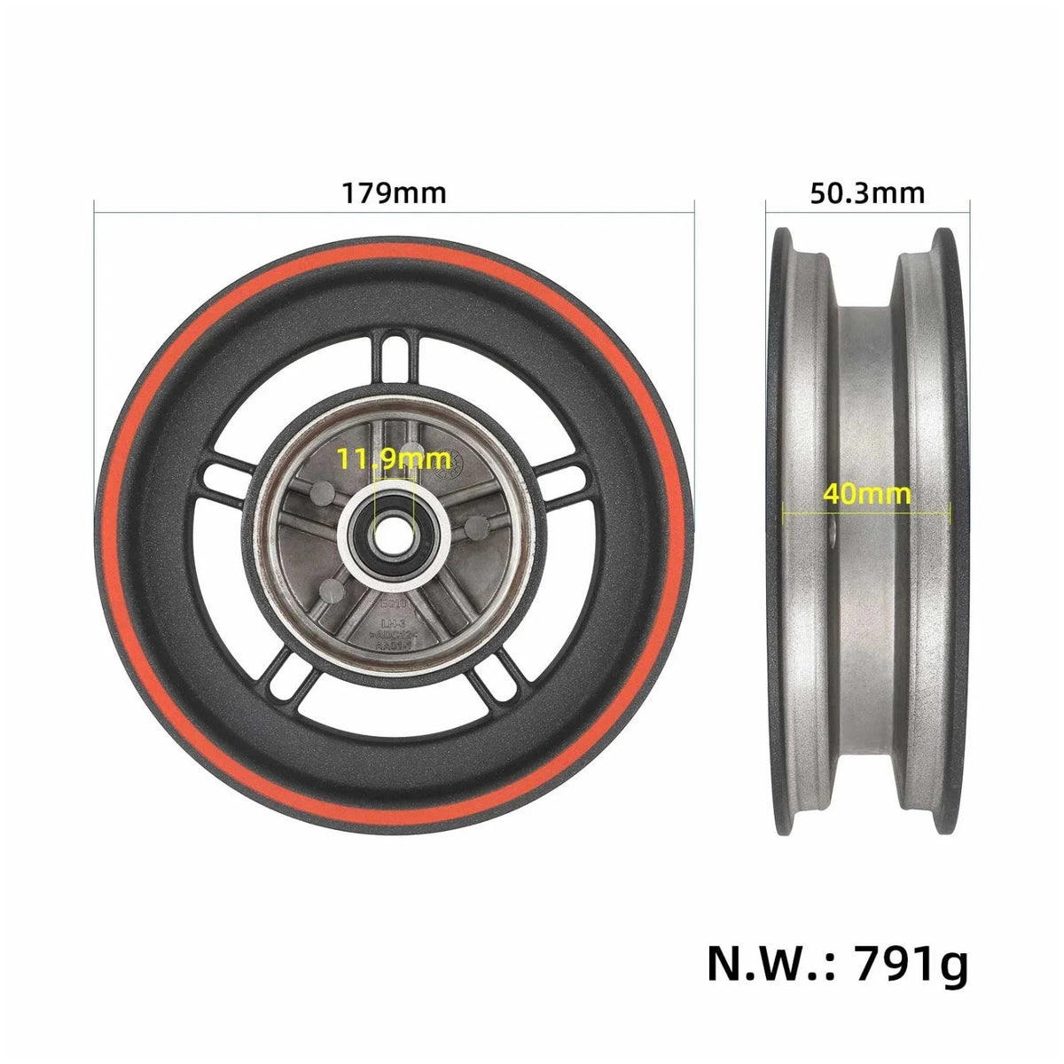 Främre fälg Xiaomi 5 Max - Reservdel - Wheelyshop