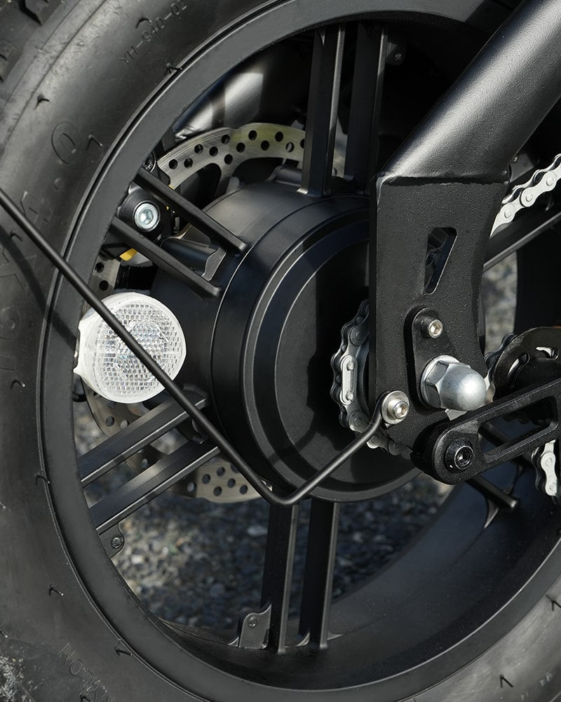 Motore nel mozzo della Hidoes B6 Mini