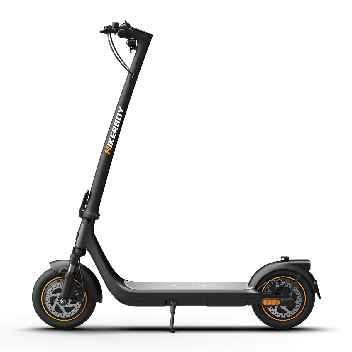 Monopattino elettrico HIKERBOY CURTIS DUAL PRO visto di lato in colore grigio