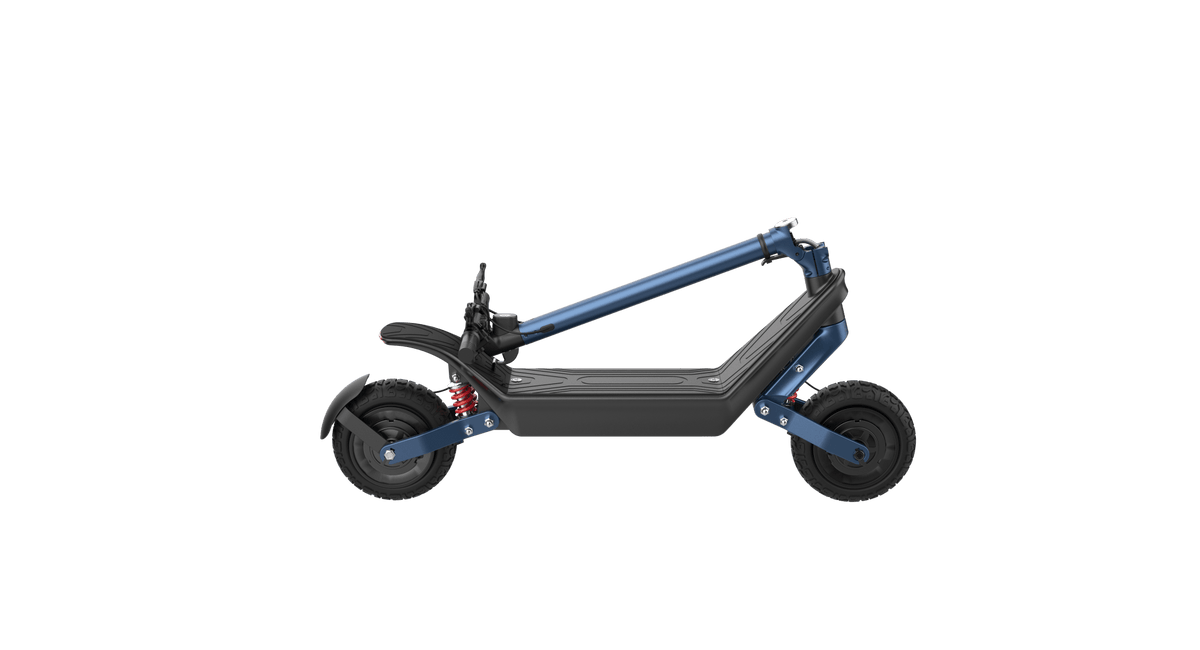 Monopattino elettrico HX X10 piegato