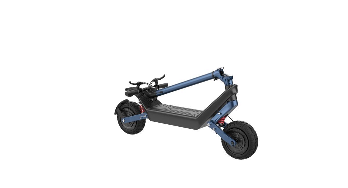 Monopattino elettrico HX X10 piegato