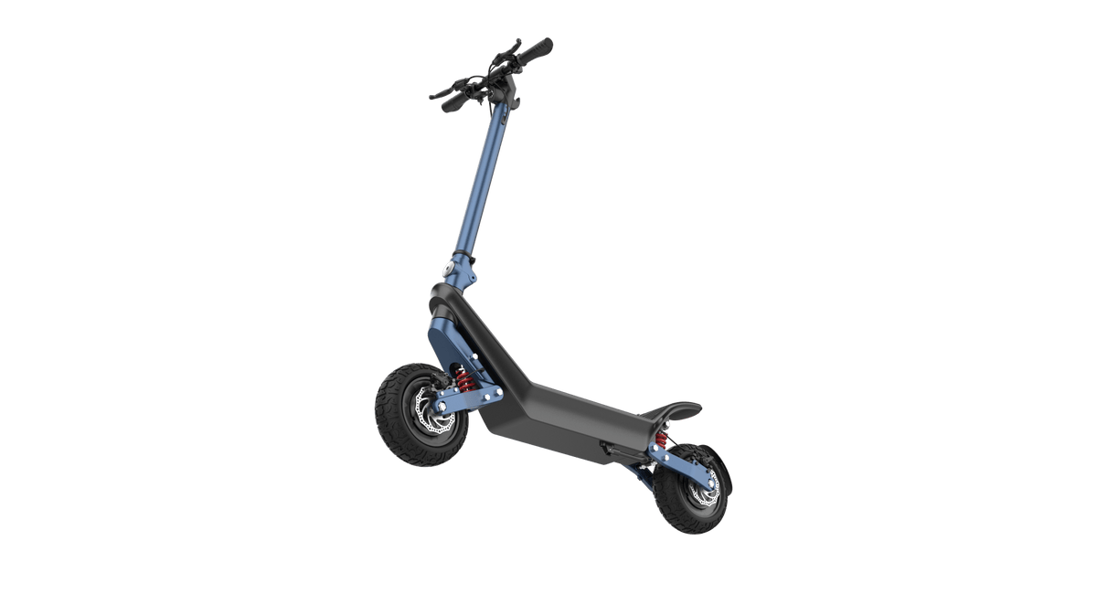 Monopattino elettrico HX X10 visto di tre quarti