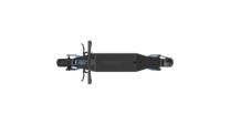 Monopattino elettrico HX X10 visto dall'alto