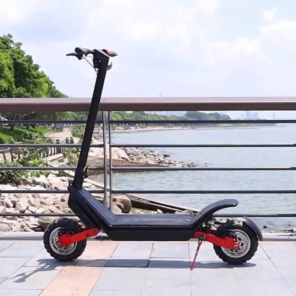 Monopattino elettrico HX X10 visto di lato