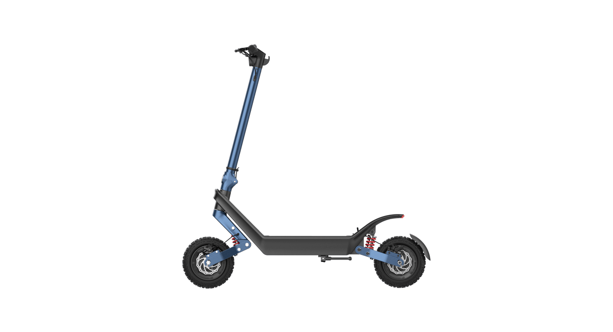 Monopattino elettrico HX X10 visto dal lato opposto