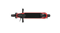 Monopattino elettrico HX X11 visto dall'alto in colore rosso