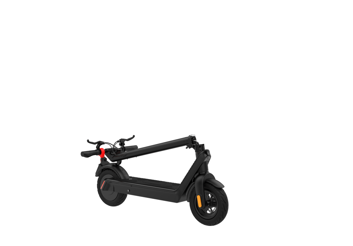 Monopattino elettrico HX X9 Plus piegato