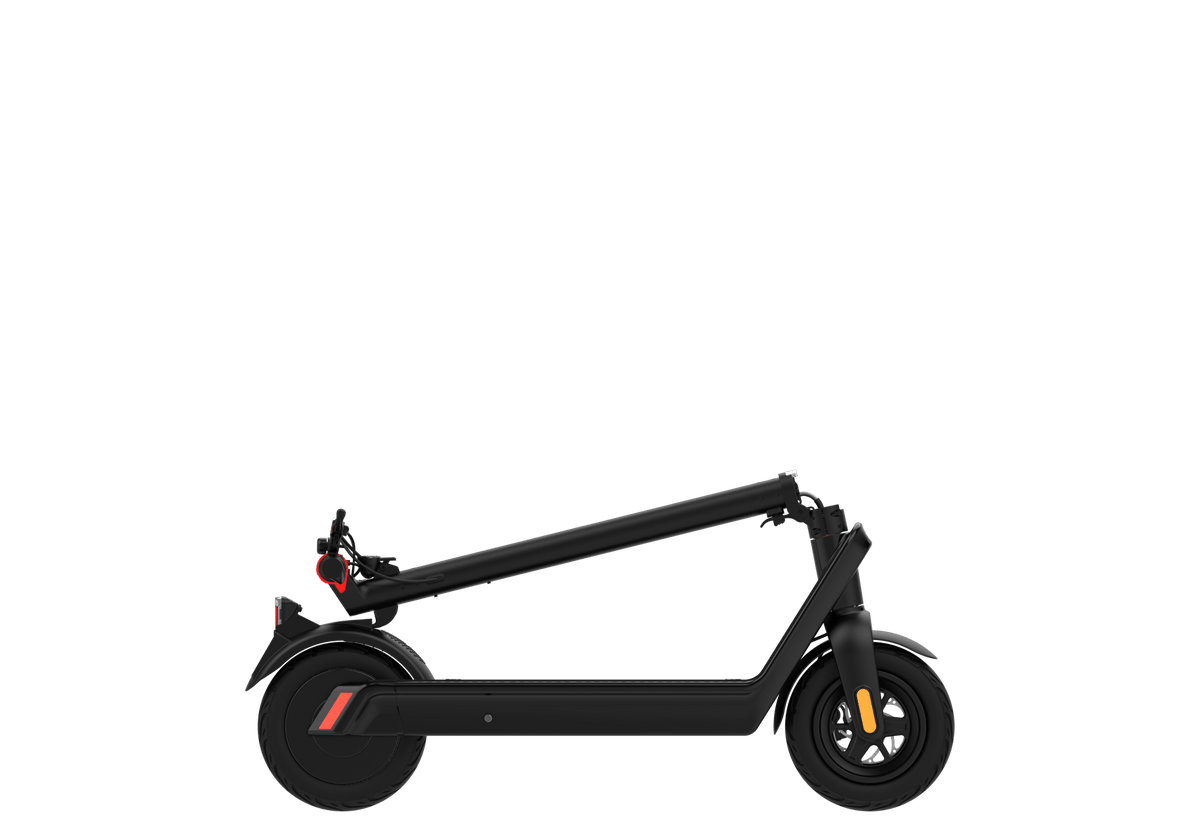 Monopattino elettrico HX X9 Plus piegato