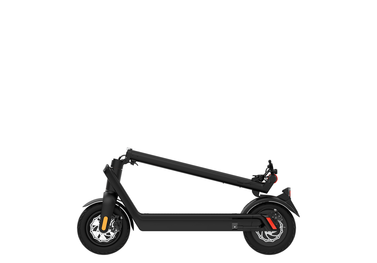 Monopattino elettrico HX X9 Plus piegato