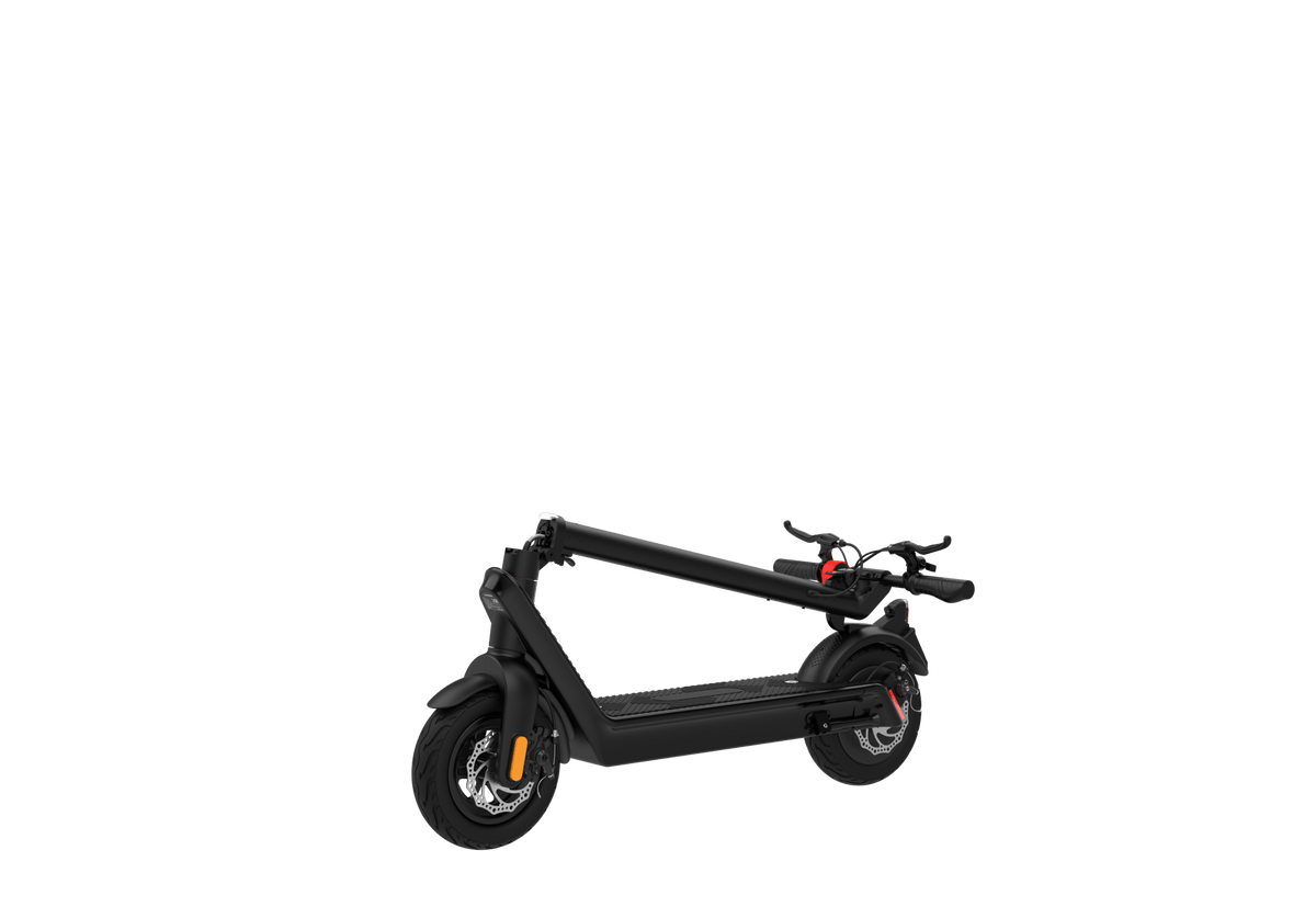 Monopattino elettrico HX X9 Plus piegato