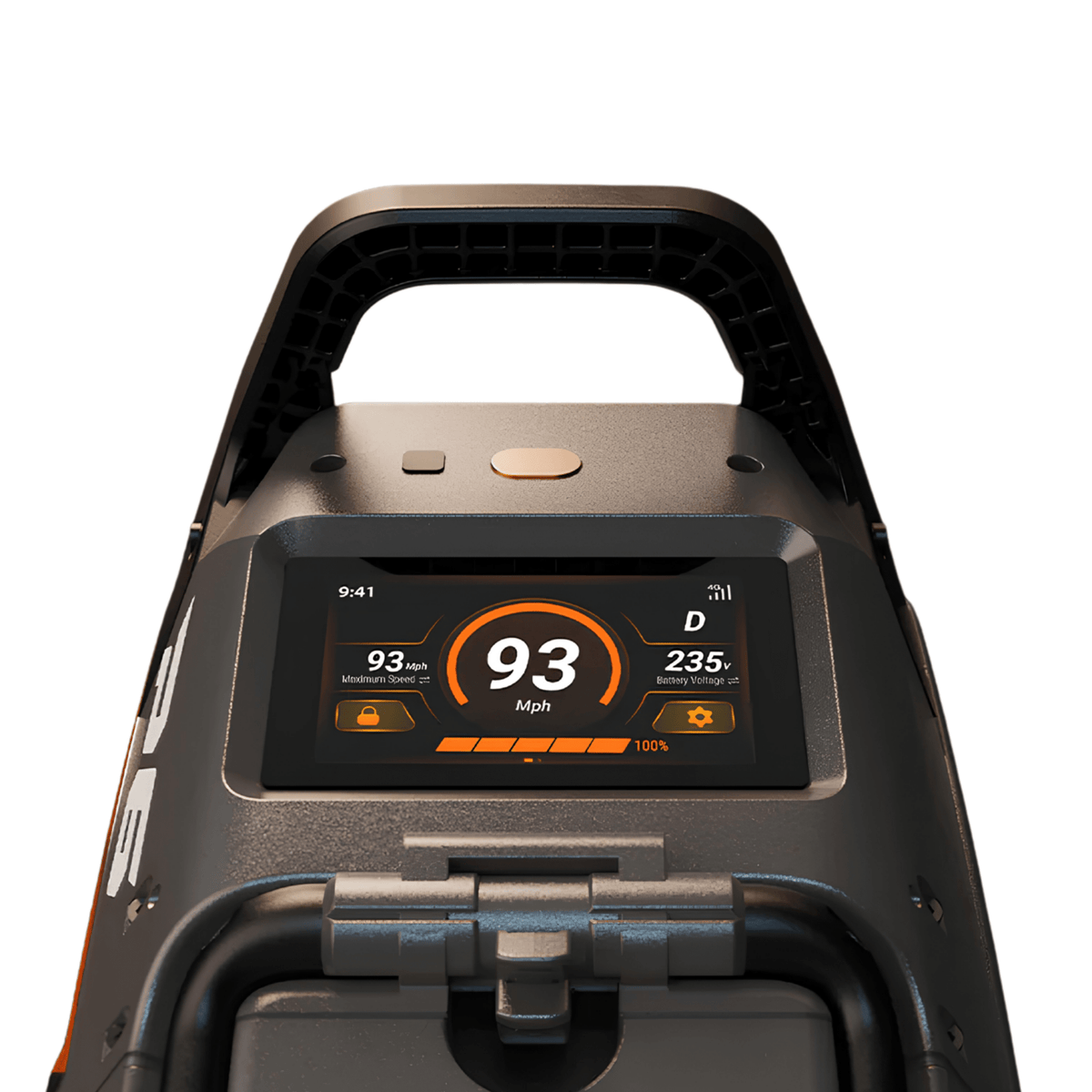 Primo piano del display dell'InMotion P6