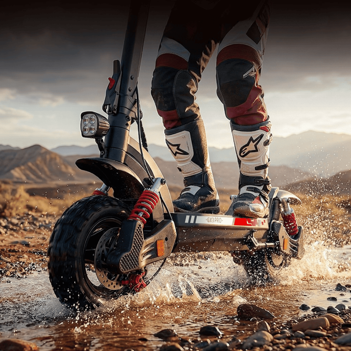 iScooter GX3 Pro - Elsparkcykel - Wheelyshop
