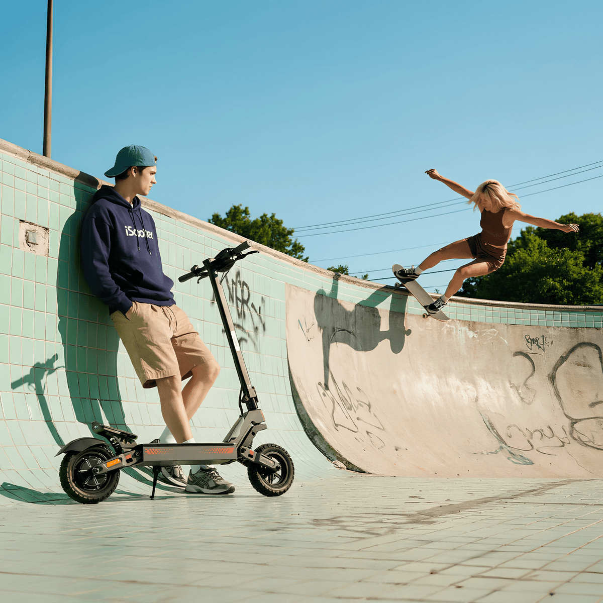 iScooter iF1 - Elsparkcykel - Wheelyshop