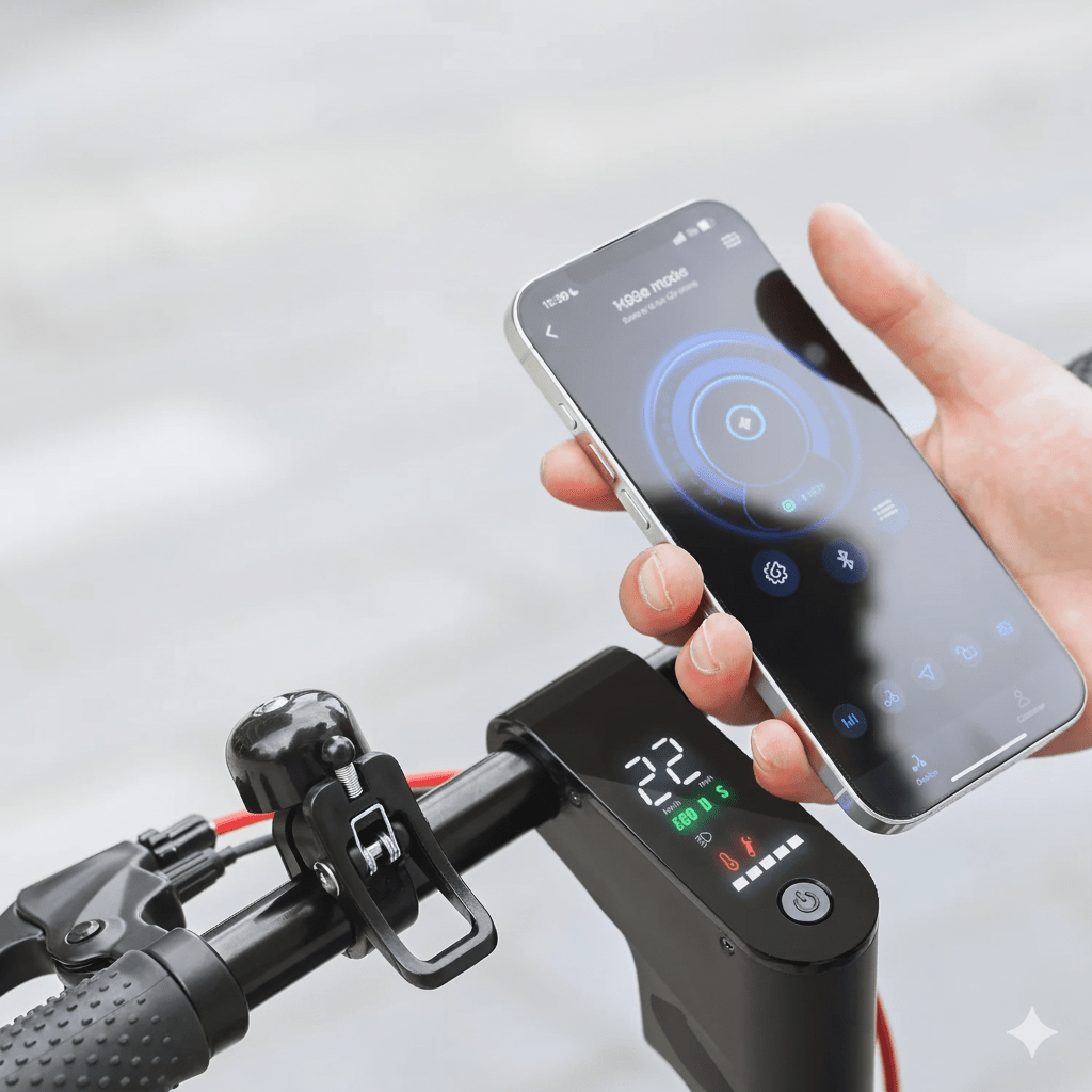 App per smartphone del monopattino elettrico iScooter W6