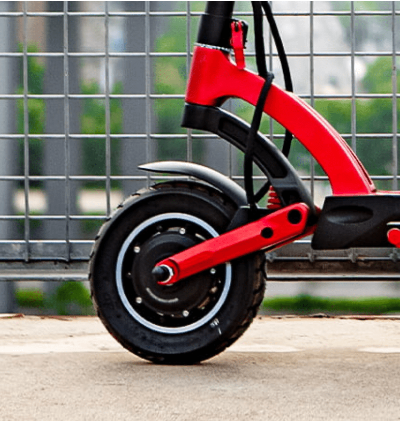 Sospensione del KAABO MANTIS 10 ECO in colore rosso
