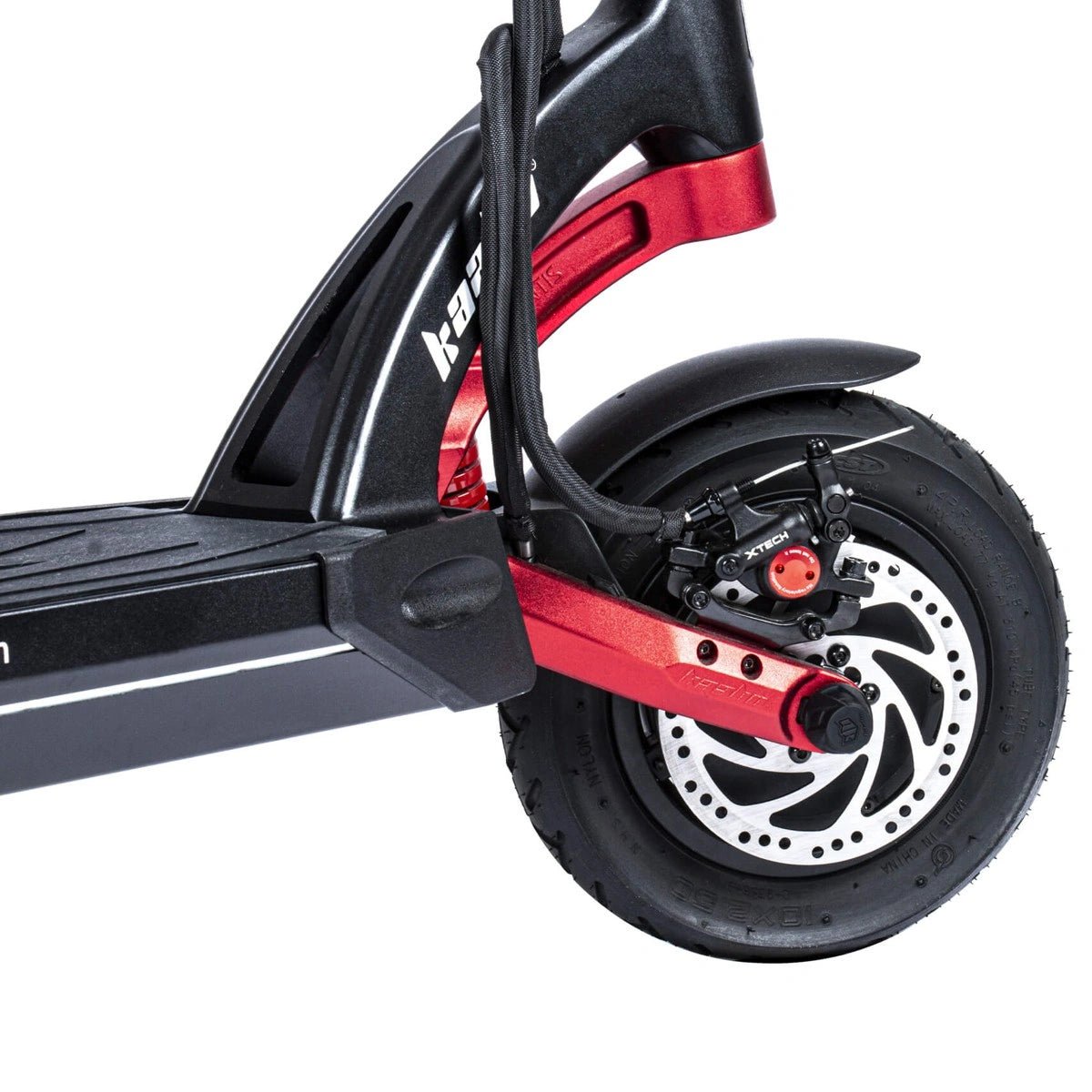 Sospensione del KAABO MANTIS 10 Plus in colore rosso