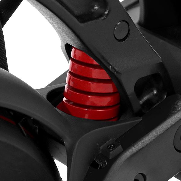 Sospensione del KAABO MANTIS 10 Plus in primo piano