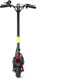 Monopattino elettrico KAABO MANTIS 8 PLUS visto di fronte in colore rosso