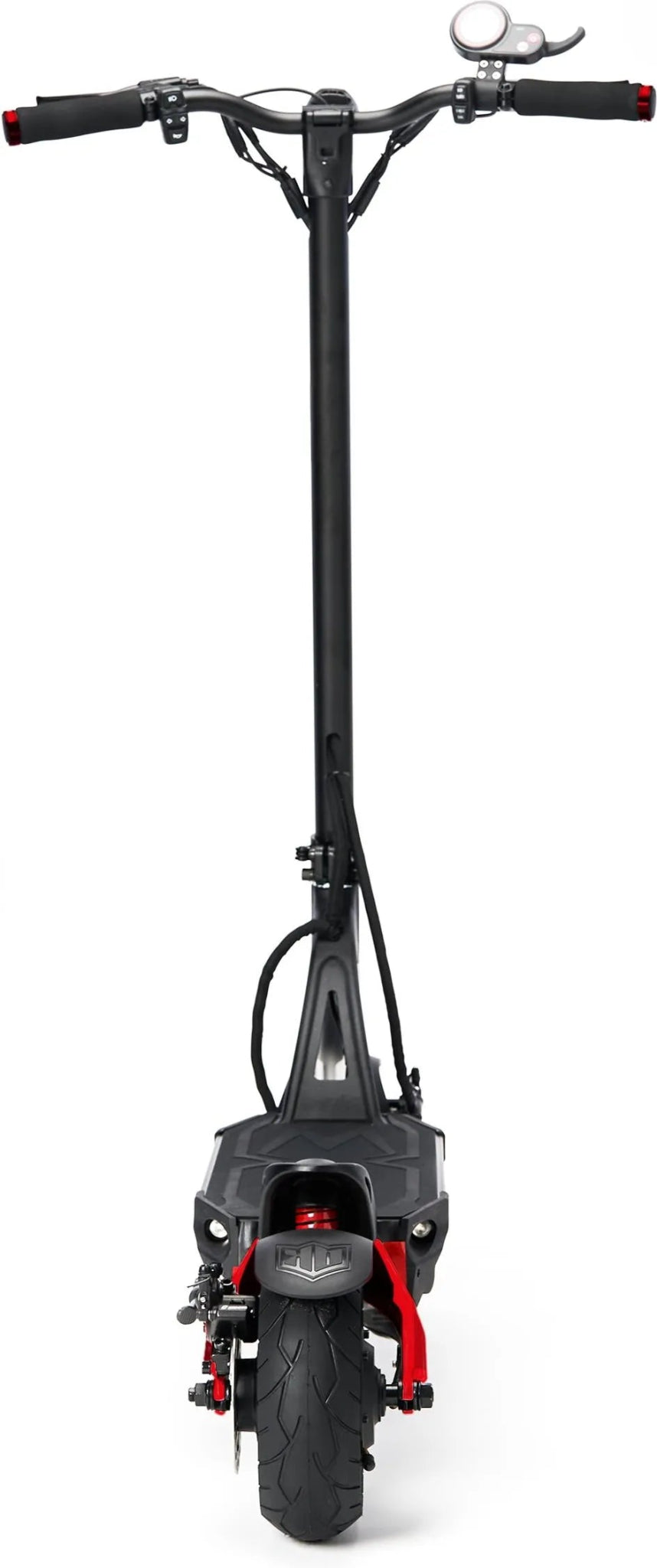 Monopattino elettrico KAABO MANTIS 8 PLUS visto da dietro in colore rosso