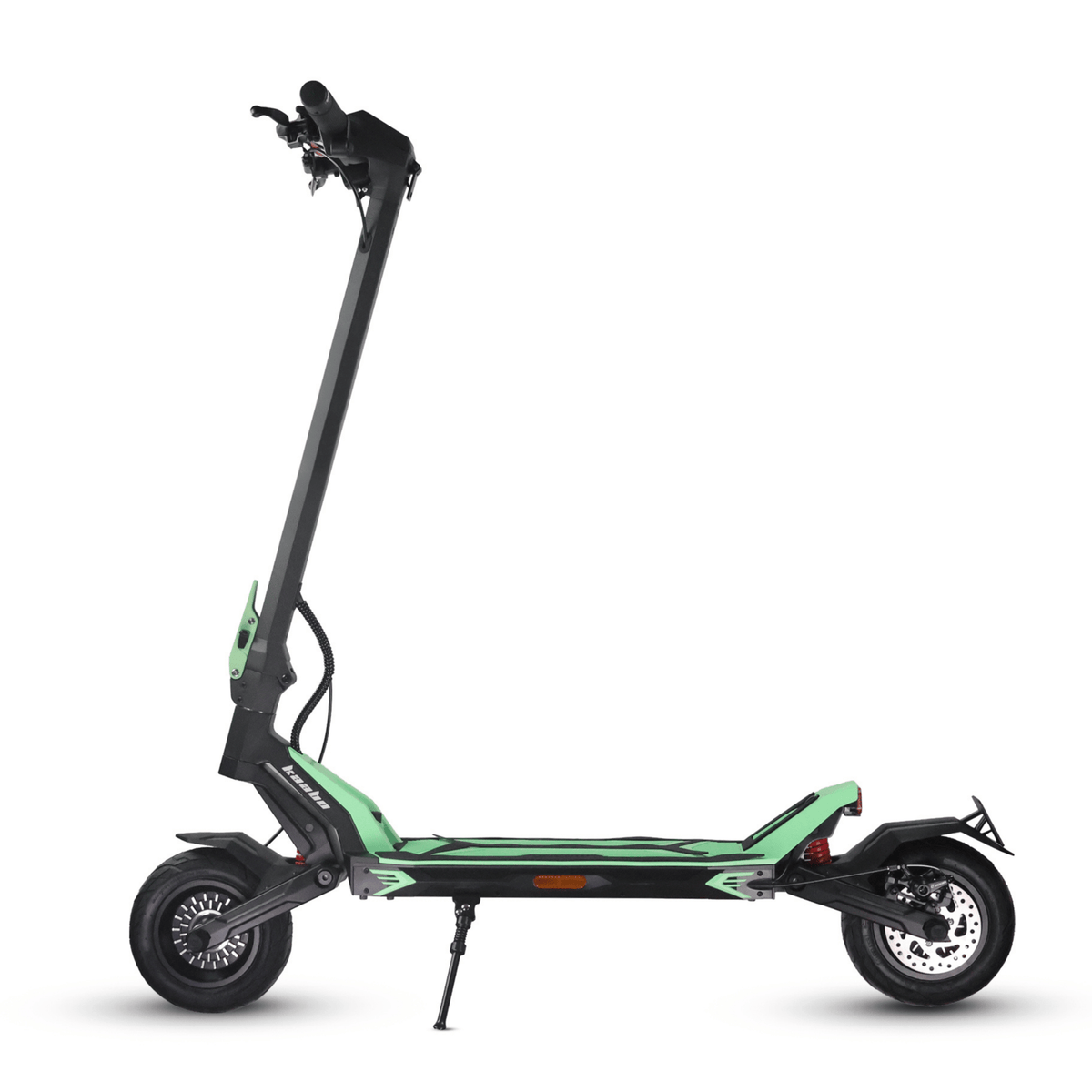 Monopattino elettrico KAABO URBAN visto di lato in colore verde
