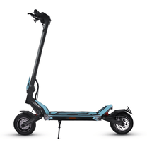 Monopattino elettrico KAABO URBAN visto di lato in colore azzurro