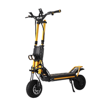 Monopattino elettrico KAABO WOLF KING GTR MAX visto di tre quarti in colore oro