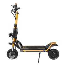Monopattino elettrico KAABO WOLF KING GTR MAX visto di lato in colore oro