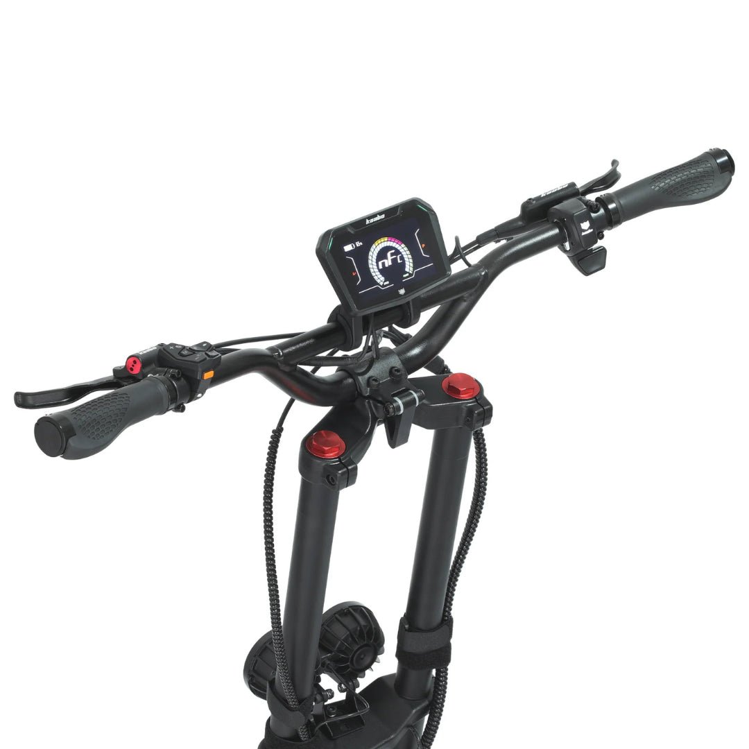Manubrio del KAABO WOLF WARRIOR 11 MAX con display e comandi