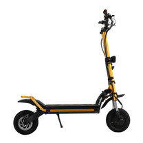 Monopattino elettrico KAABO WOLF WARRIOR 11 MAX visto dal lato opposto in colore oro