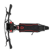 Monopattino elettrico KAABO WOLF WARRIOR 11 MAX visto dall'alto in colore nero
