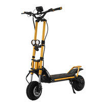 Monopattino elettrico KAABO WOLF WARRIOR 11 MAX visto di tre quarti in colore oro